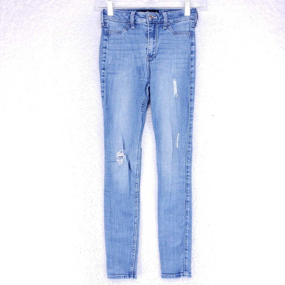 HOLLISTER High Rise Jean Legging Womens Size 25 Denim Advanced Stretch Pants